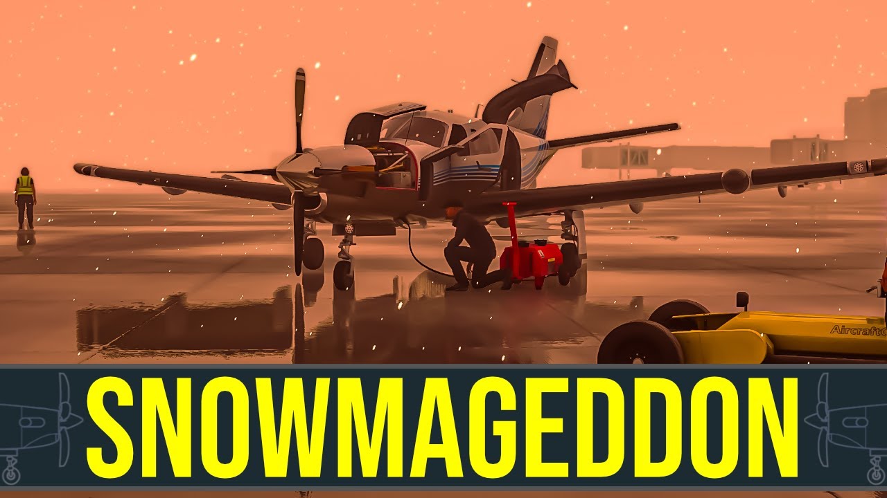 ❄️ SNOWMAGEDDON STORM CHASE | TBM 850 vs Winter’s Wrath | LIVE WEATHER CHAOS