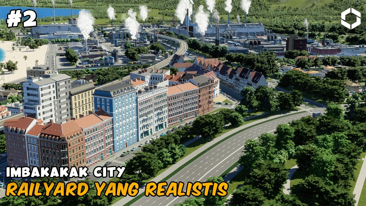Aku Bangun Jantung Industri dan Transportasi Kota - Cities Skylines 2