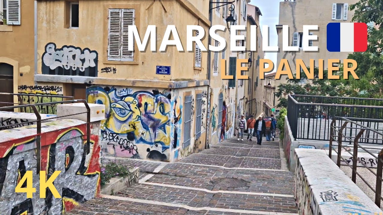 Marseille, France - walking tour to explore Le Panier - a district for artists!