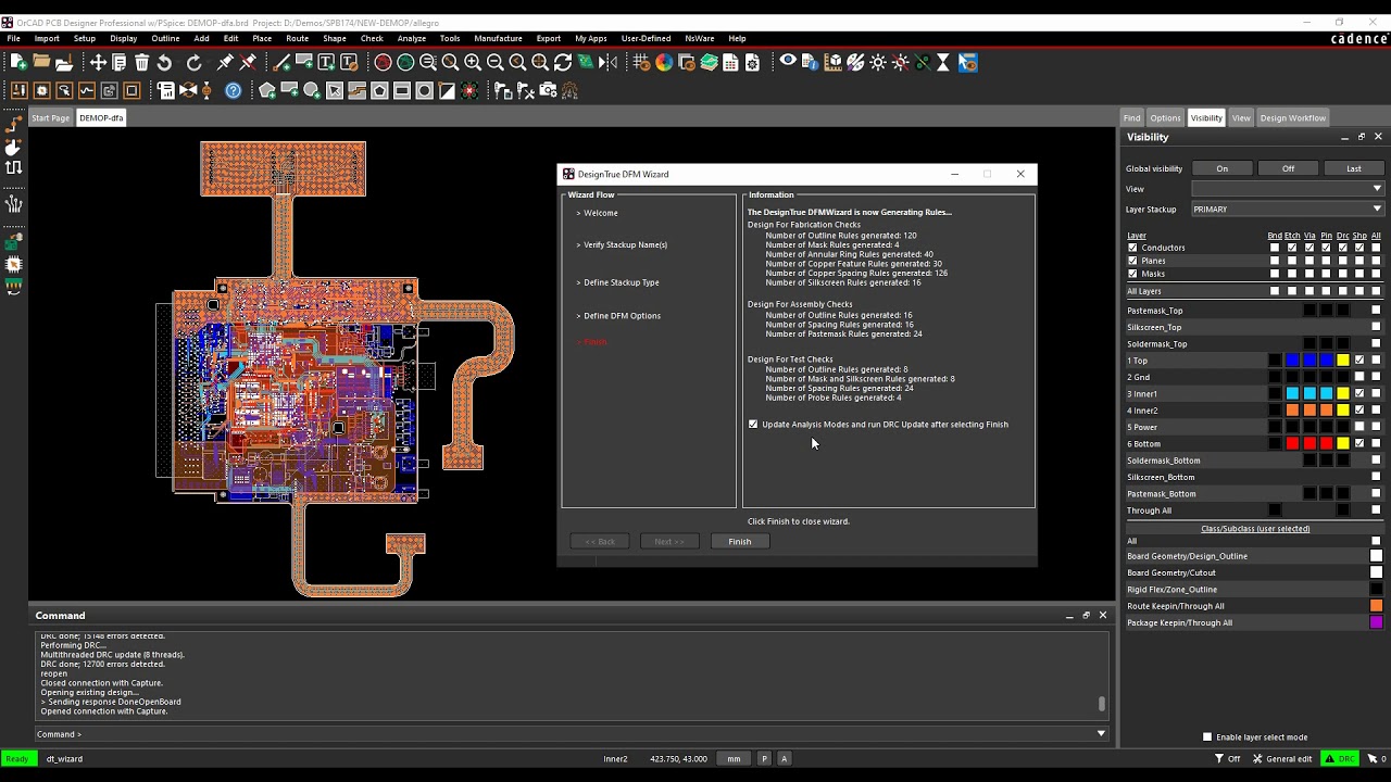 Cadence PCB Design True DFM Wizard