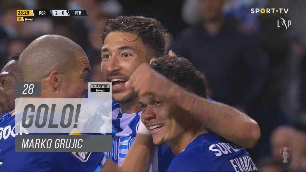 Goal | Golo Marko Grujic: FC Porto (2)-0 Portimonense (Liga 21/22 #30)