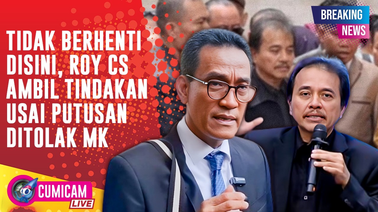 BREAKING NEWS! Putusan Ditolak MK, Roy Suryo Cs Ajukan Permohonan Gugatan 