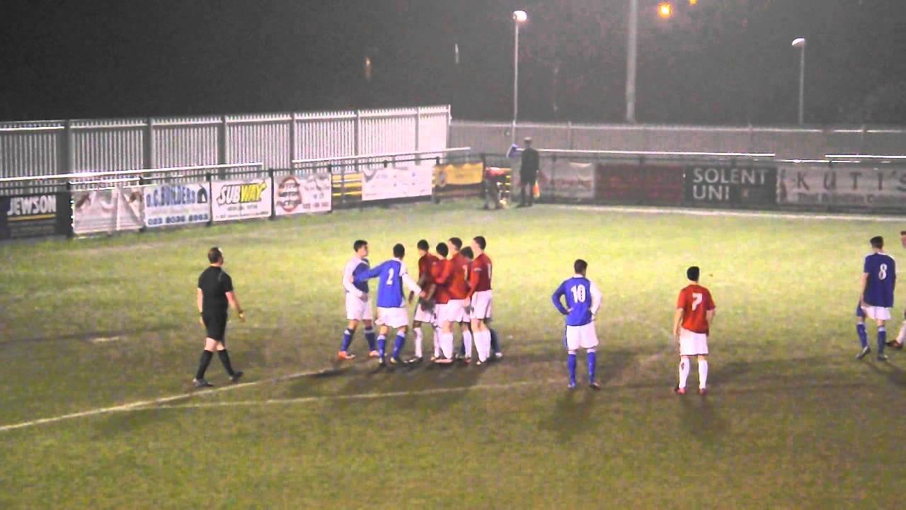 AFC TOTTON U18's V ALDERSHOT U18's HAMPSHIRE FLOODLIT CUP SEMI FINAL 2012/13