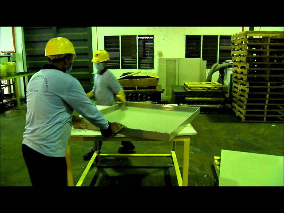 The Making of FRP/GRP Water Tank using SMC Hot Press - KK Composite Technology