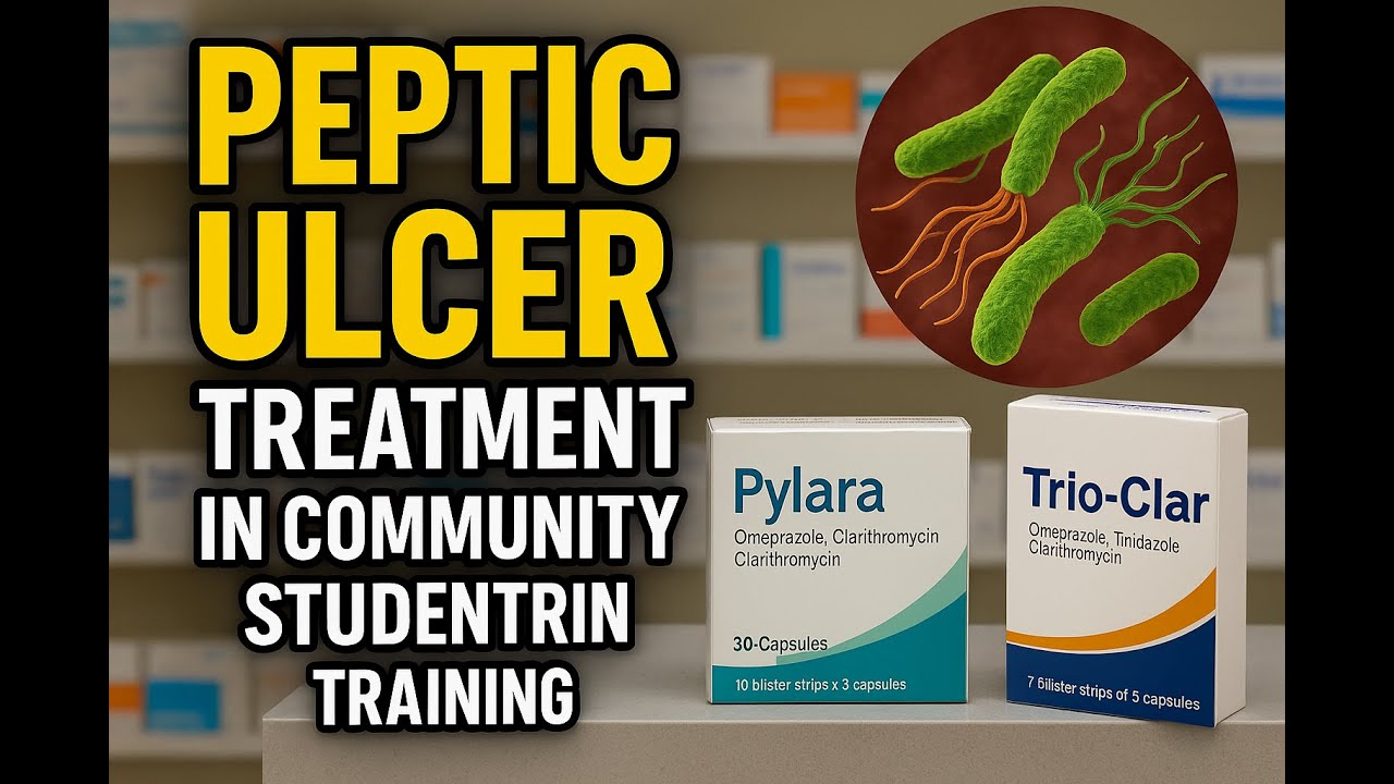 peptic ulcers |علاج قرحة المعده في الصيدليه|