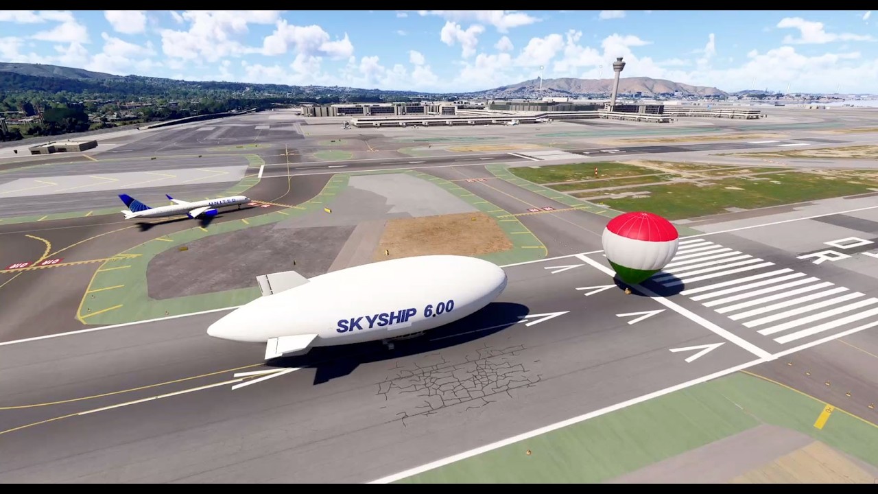 [MSFS2024] Flying Hot Air Balloons and Skyship