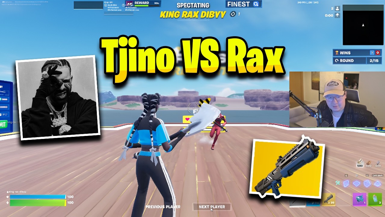 Tjino VS Rax in 1v1 Realistics Wager Match!