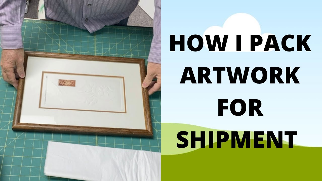 How I pack framed pictures for shipping