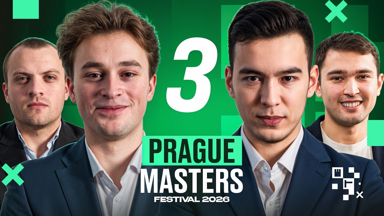 Abdusattorov vs Keymer, Yakubboev vs Niemann - Prague Masters 3-tur (O'zbek tilida)