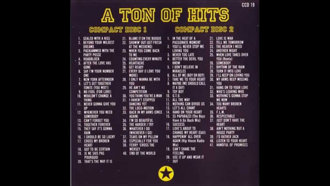Stock, Aitken And Waterman A Ton of Hits   The Hit Factory Vol 4 cd 1