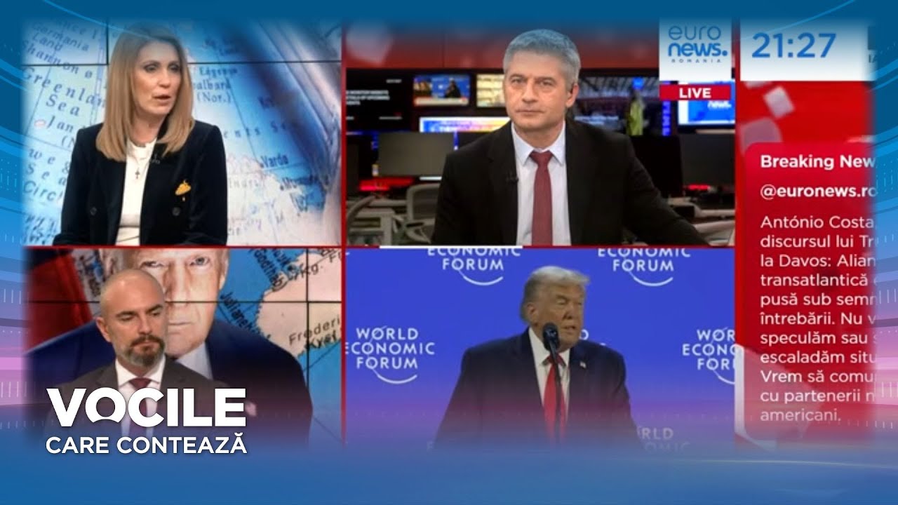 Vocile care contează - Trump irită aliații la Davos, dar diplomația lucrează intens
