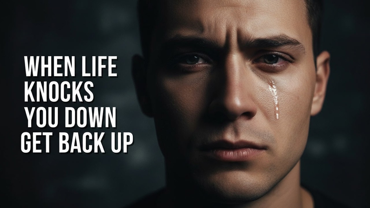 WHEN LIFE KNOCKS YOU DOWN — GET BACK UP  Motivation riseupvibes