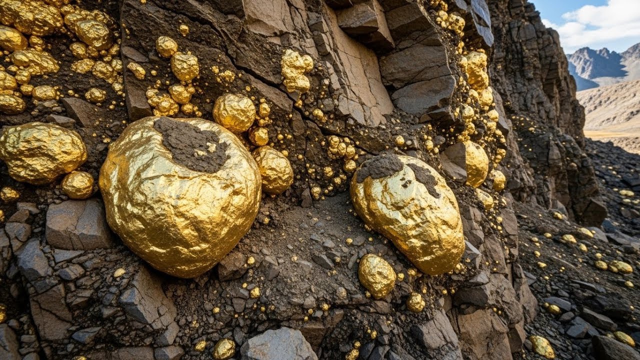 wow Nature’s Hidden Vault: Rare Gold and Gemstones Discovered by Accident!