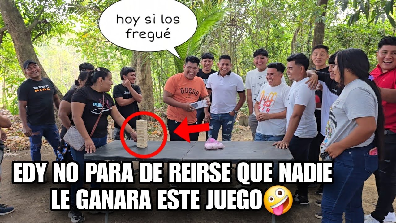 EDY Hoy Junto A Todos Sus Grupos Para Jugar Jenga😱 Nadie Paraba De Reírse De Este Juego🤪