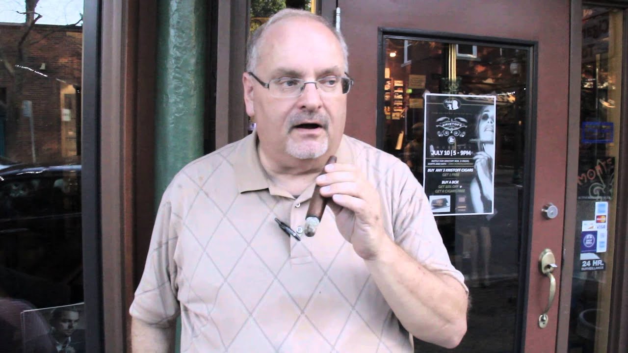 David Brophy of Kristoff Cigars at Fidel's Kansas City