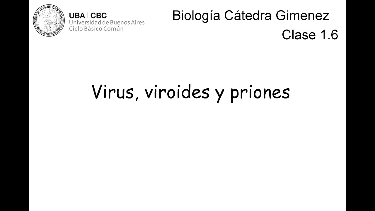 Virus, viroides y priones