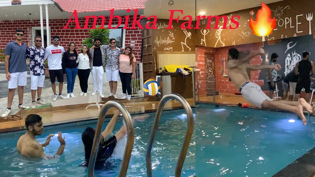 Pool Party🔥At Ambika Farms Katol Road Nagpur| Weekend Masti | Nagpur Vlogs|