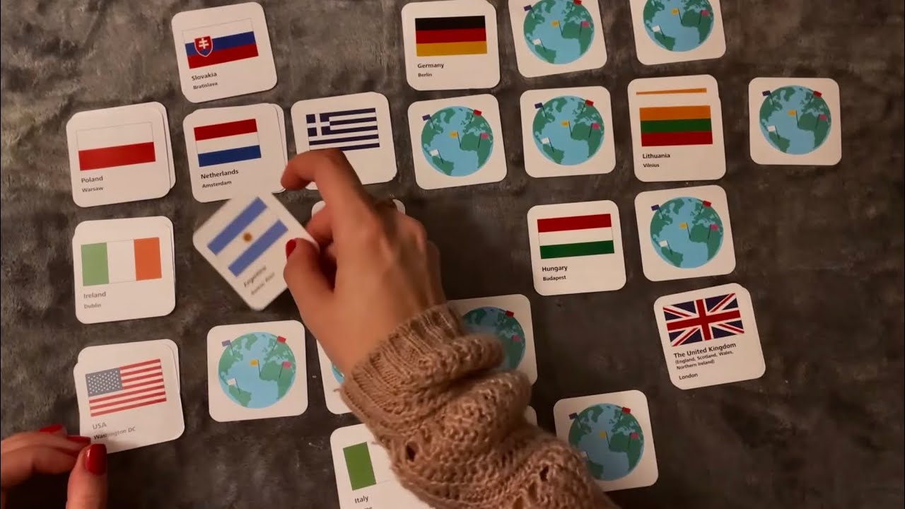 😴 ASMR - A Flag 🏴‍☠️ CARD GAME - Clicky Whispers