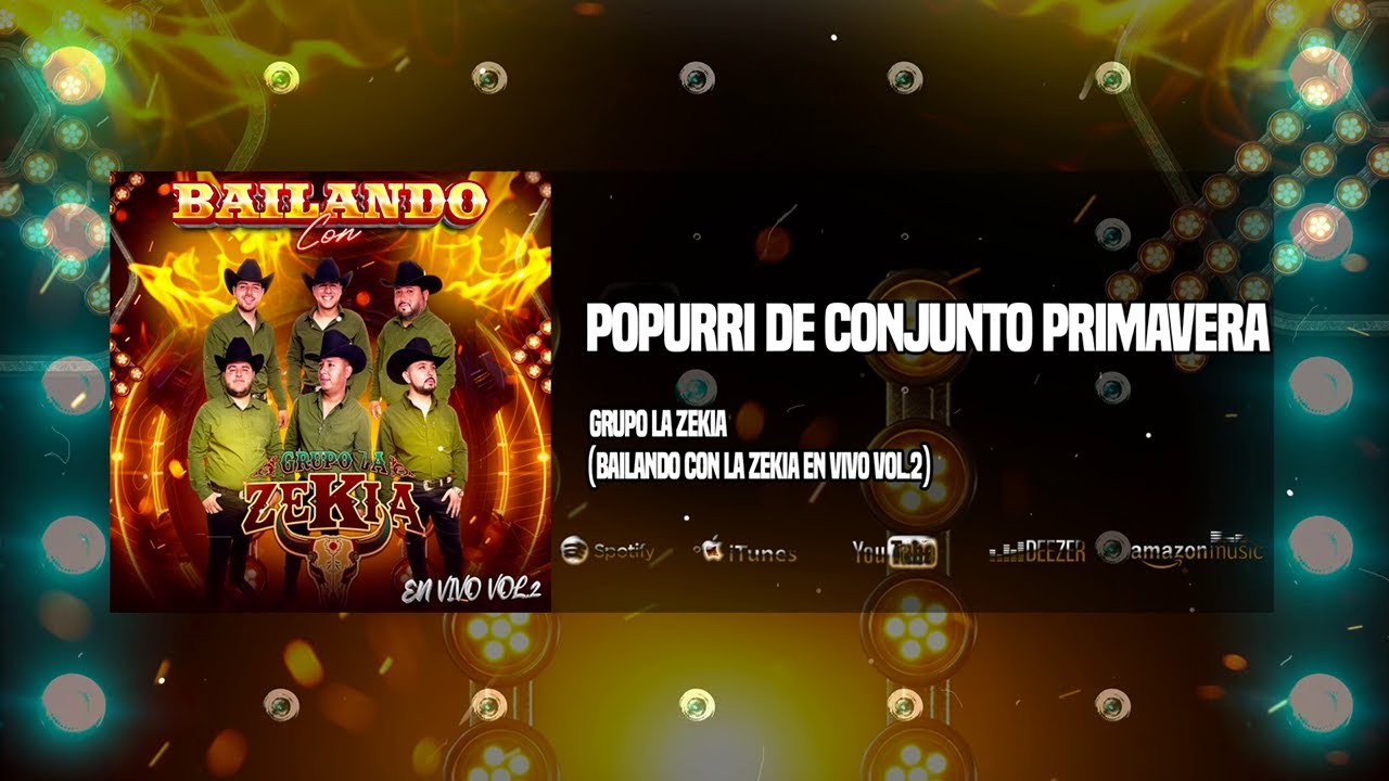Grupo La Zekia - POPURRÍ DE CUMBIAS Conjunto Primavera [BAILANDO CON LA ZEKIA] 2025