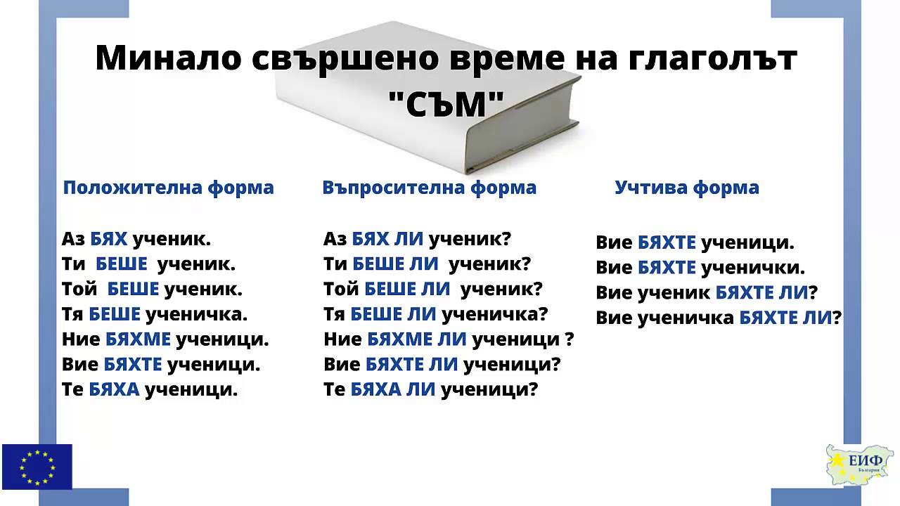 Минало свършено време Урок 23