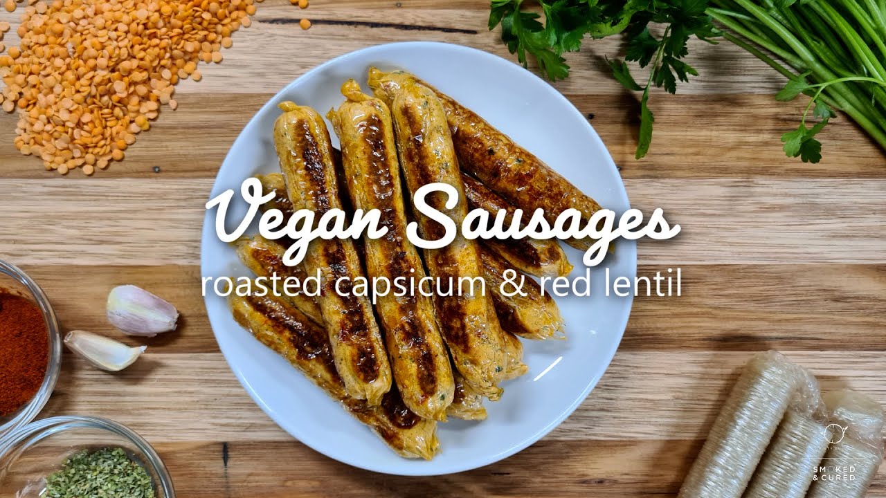 HOMEMADE VEGAN SAUSAGES RECIPE | Smoked & Cured / Misty Gully