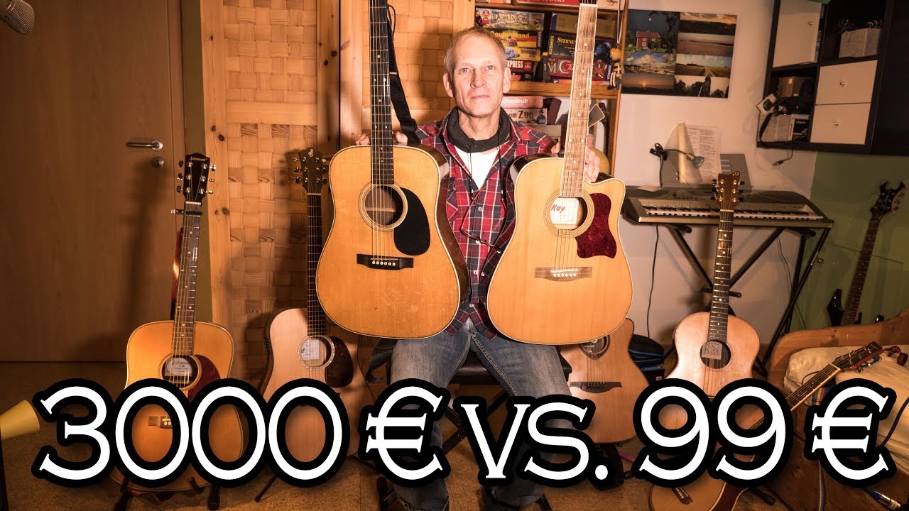 Gitarren-Vergleich TEUER VS. BILLIG