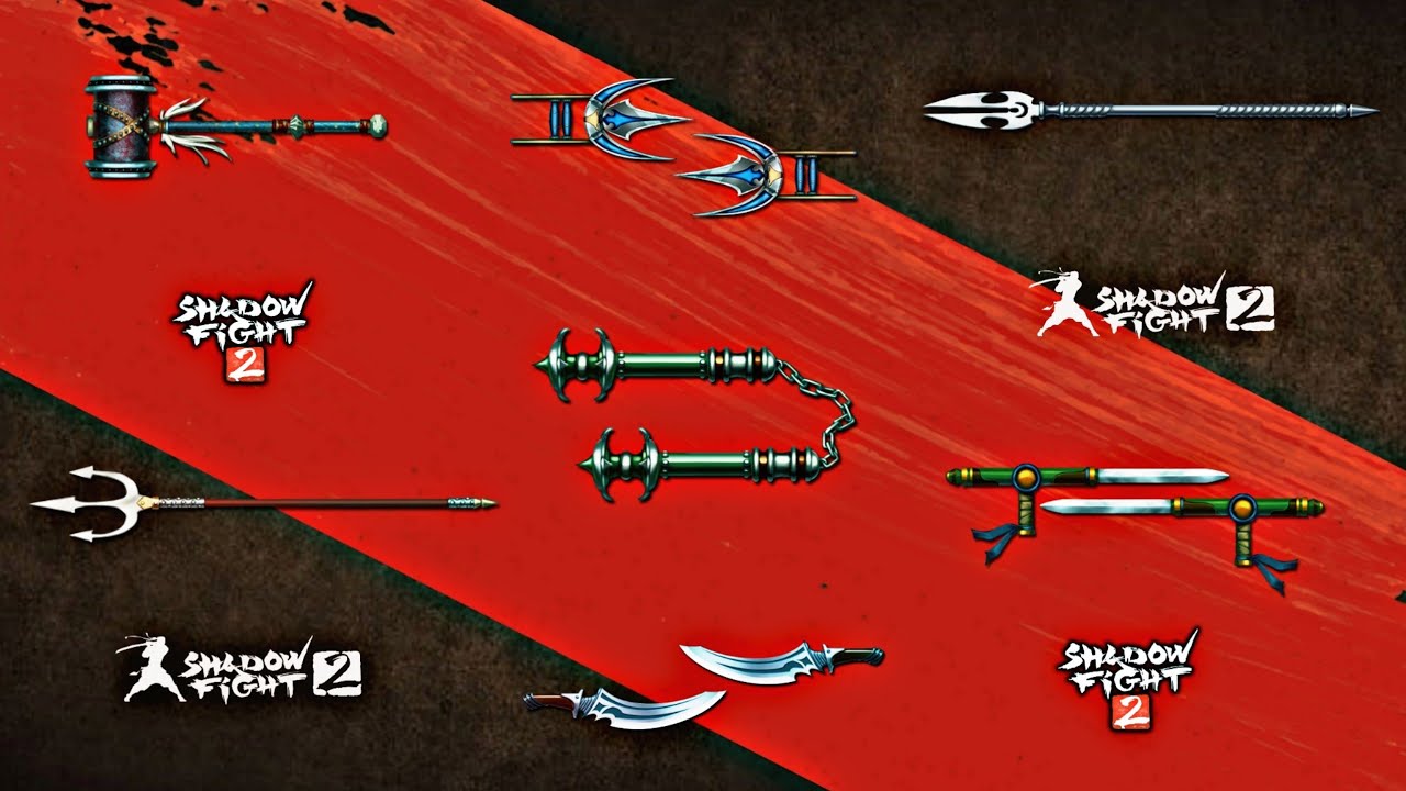 Shadow Fight 2 | Act 6 Weapons | Level 31-36 Weapons | Random Fights