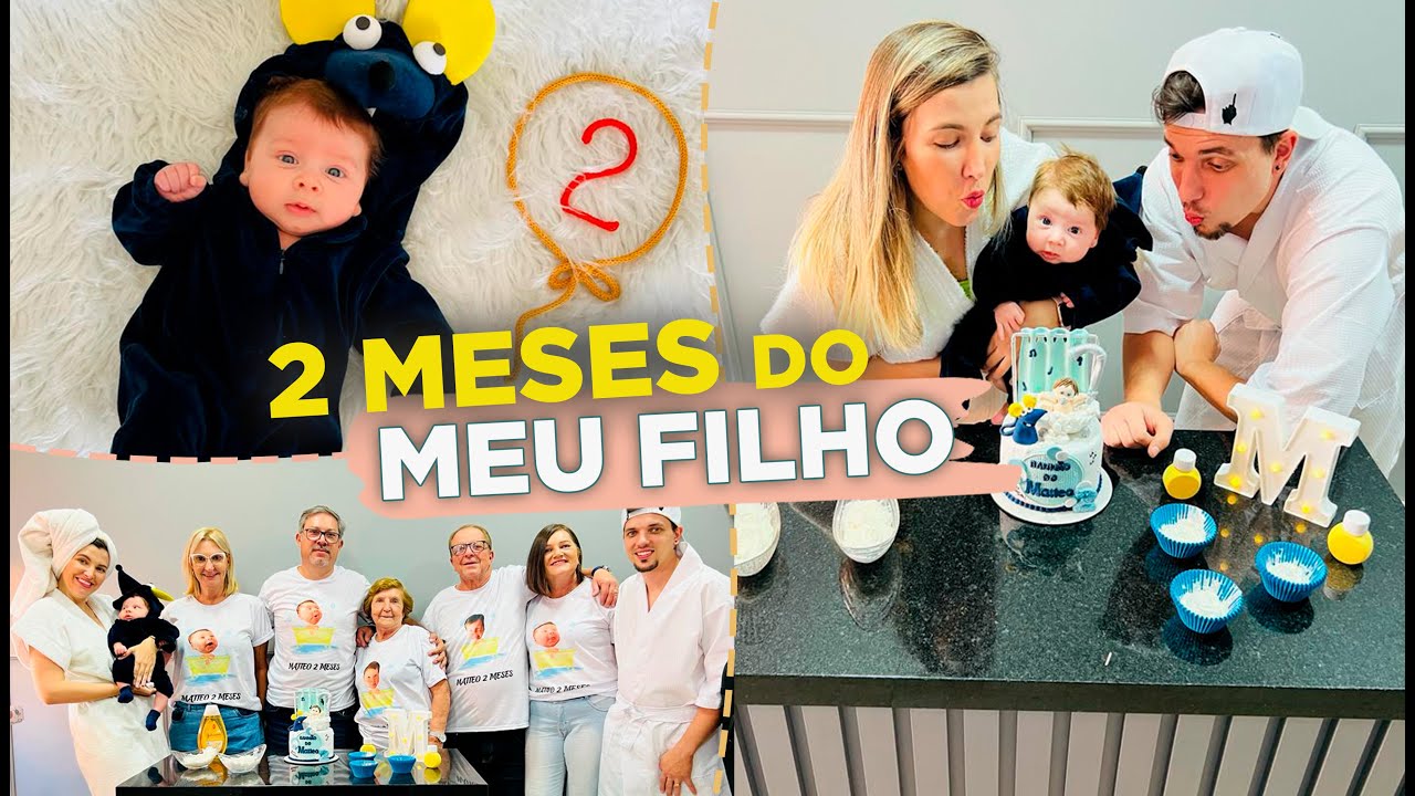 2º  MESVERSÁRIO DO MATTEO COM TEMA TOTALMENTE DIFERENTE MAS A CARA DELE | GABYGARCIIA