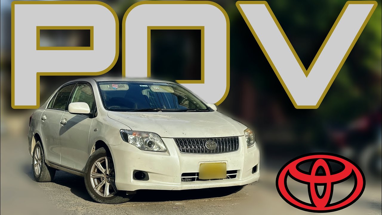 Toyota Corolla Axio 2007 POV Drive #toyota #jdm
