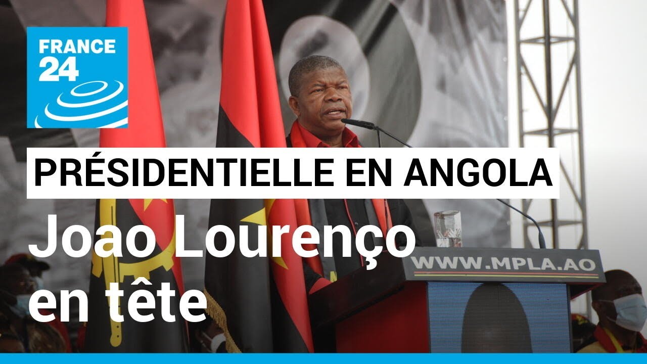 En Angola, le président sortant Joao Lourenço en courte tête des élections • FRANCE 24