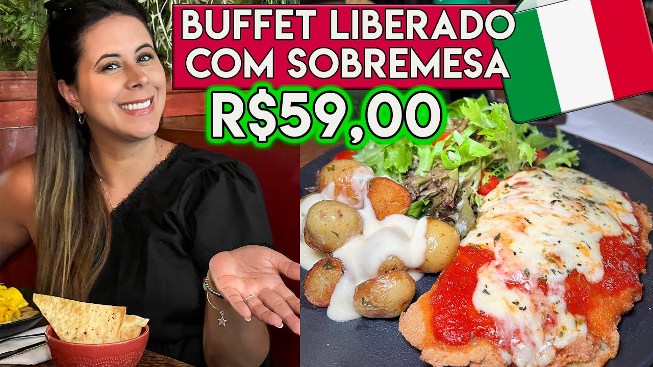 Viralizou Italiano com Buffet Liberado por R$59,00 no Eccelenza