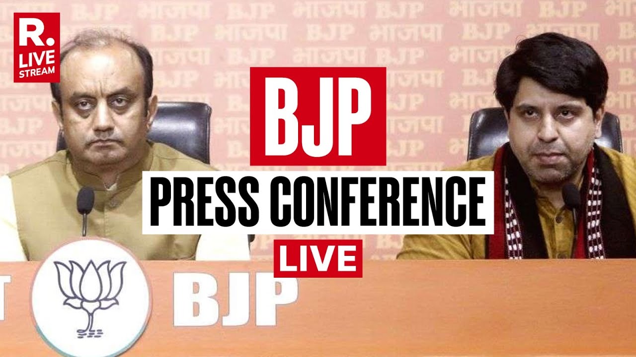 LIVE: BJP Briefing By Sudhanshu Trivedi And Shehzad Poonawalla | Congress | Umar Khalid | Somnath