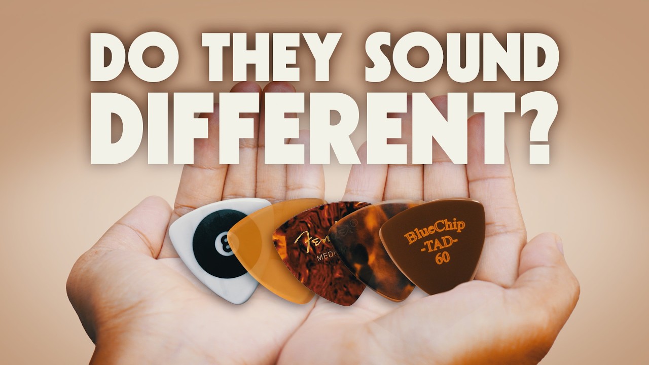Bluegrass Guitar Pick Showdown - BlueChip / ToneSlabs / Tortoise Shell / Casein