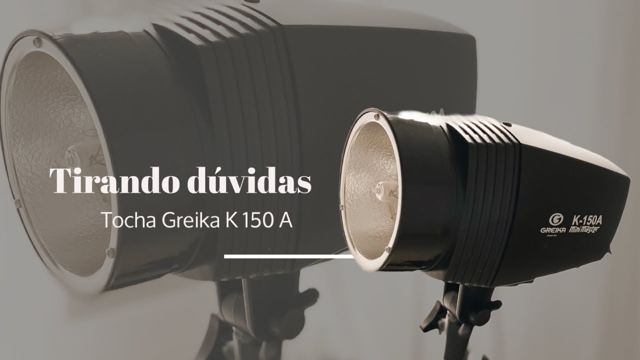 Flash Tocha K150a da Greika na prática | Tirando dúvidas
