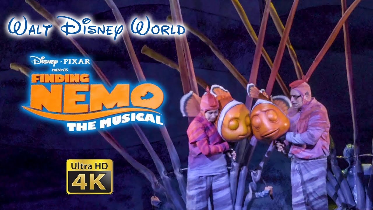 2019 В поисках Немо: мюзикл, полное шоу, Ultra HD 4k, Disney's Animal Kingdom, Walt Disney World