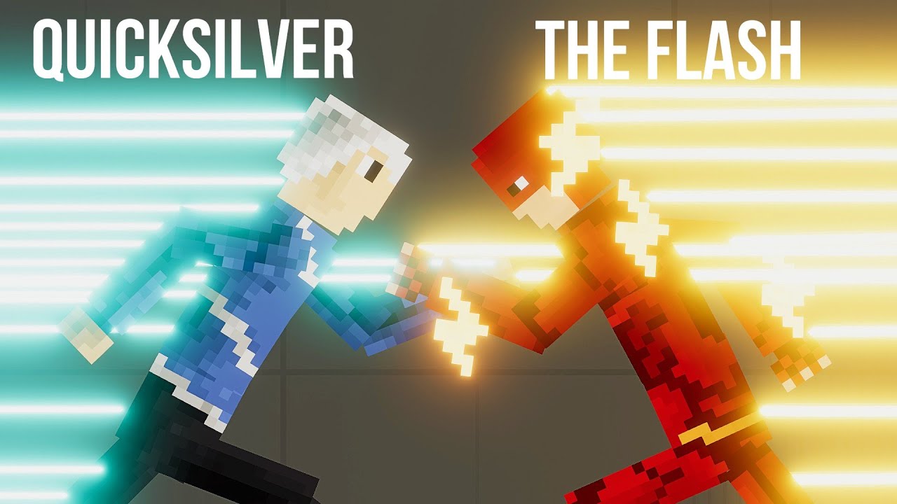 The Flash vs Quicksilver (DC vs Marvel) People Playground