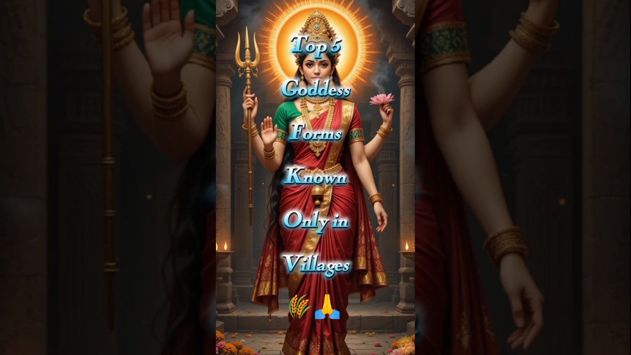 Top 5 Goddess Forms Known Only in Villages🌾🙏#villagegoddess #shorts #youtubeshorts #ytshorts #top5
