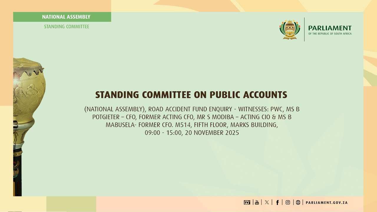 Standing Committee on Public Accounts, 20 November 2025