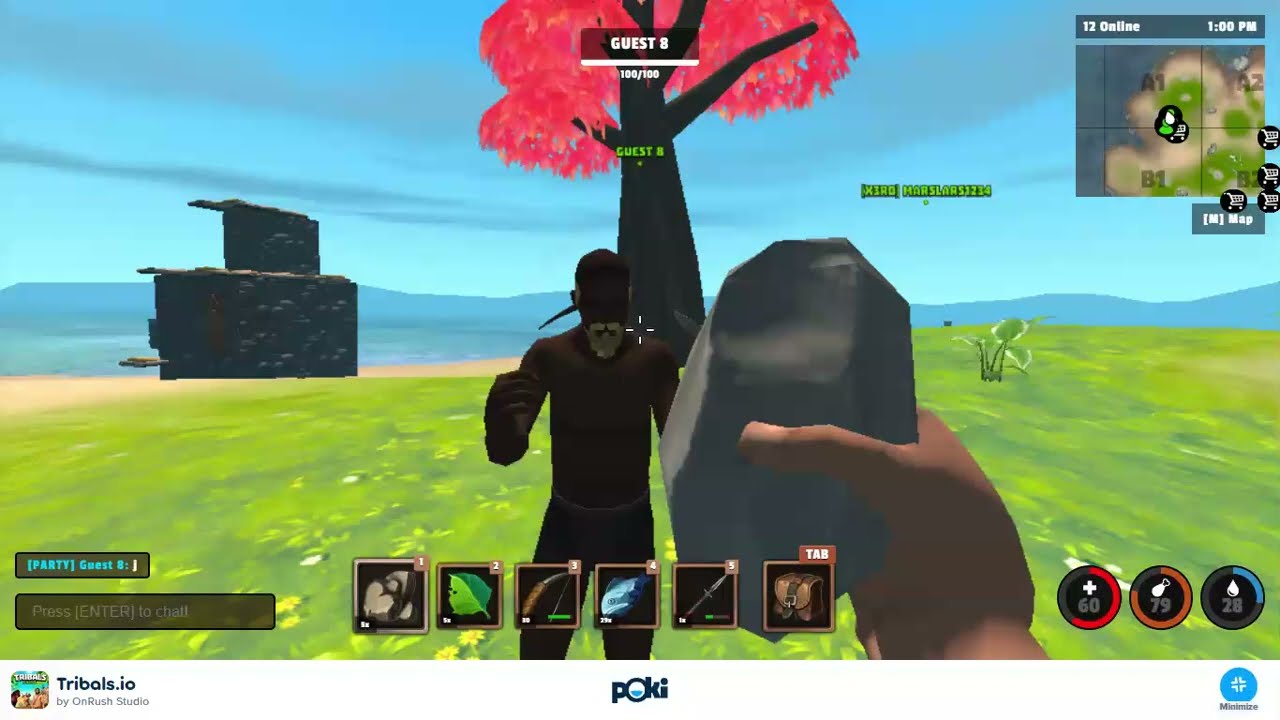 Meet Friends and hunt🌹||Tribals Episode 29||Tribals.io Gameplay||Tribals.io ||@Tribalsgamer
