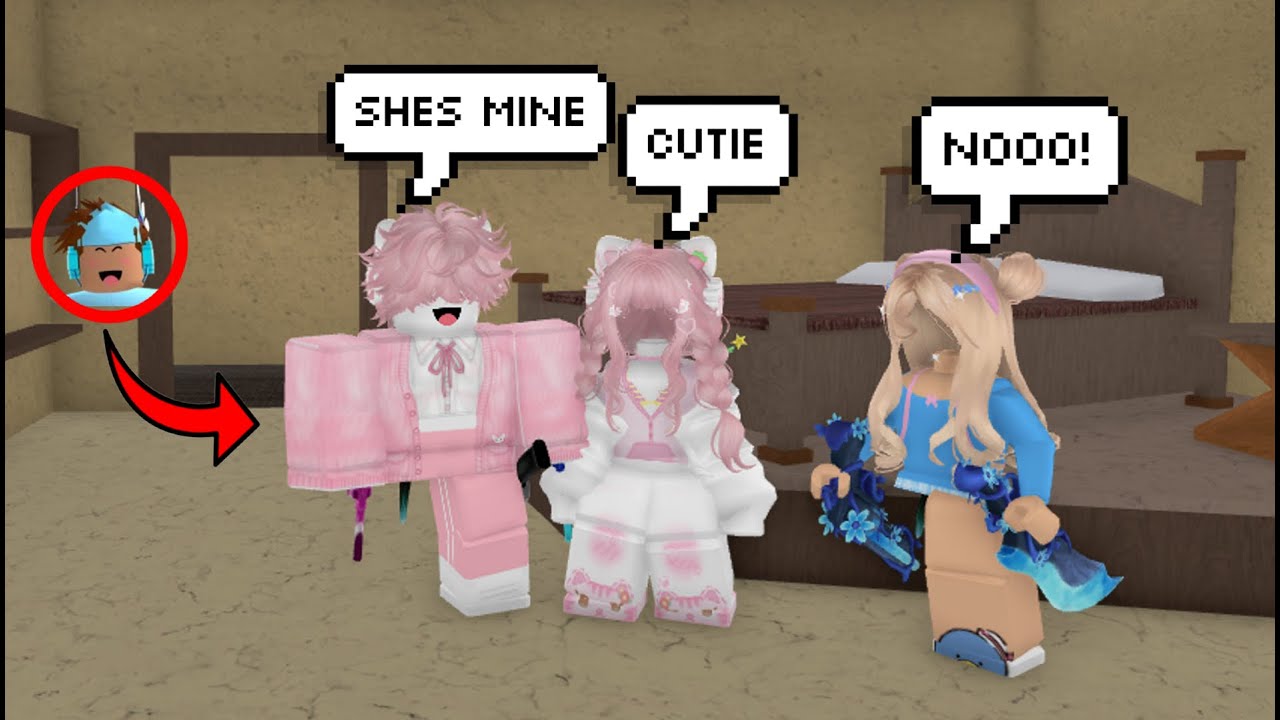 Matching With E-GIRLS In Front Of My GIRLFRIEND... (Murder Mystery 2)
