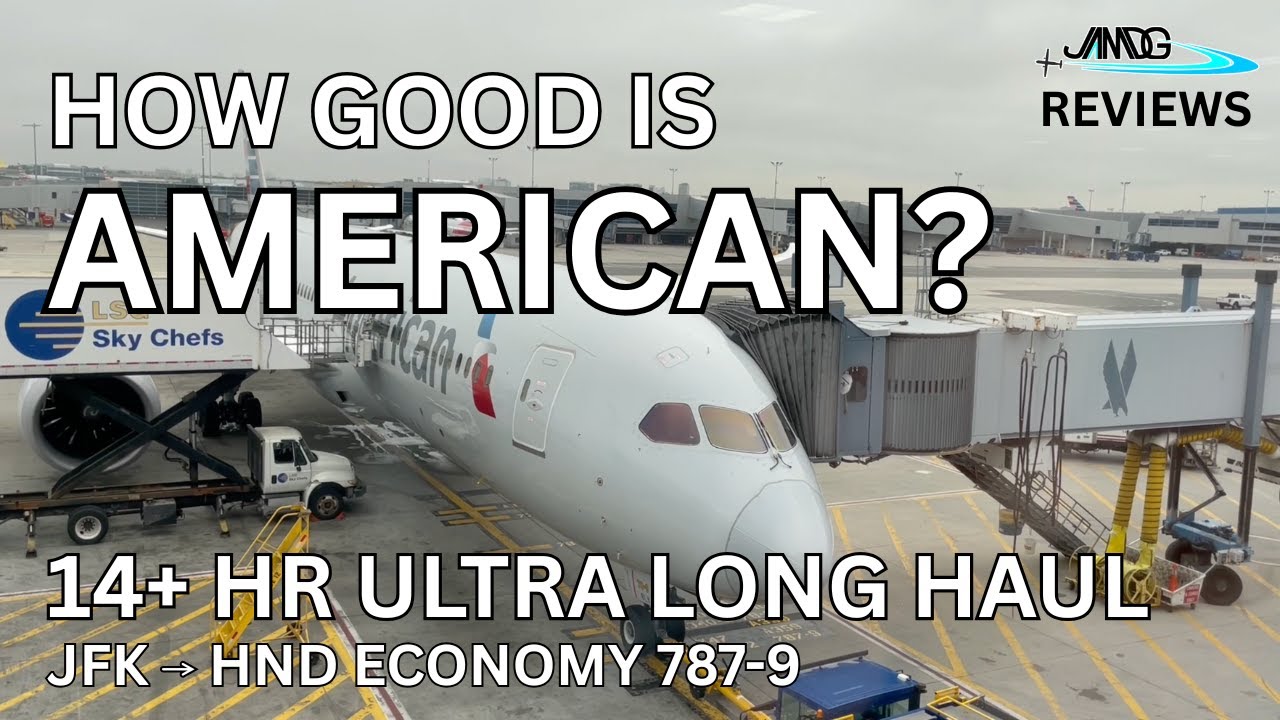CAN US AIRLINES COMPETE ULTRA LONG HAUL? | American 787-9 Economy | JFK-HND | JAaMDG Reviews