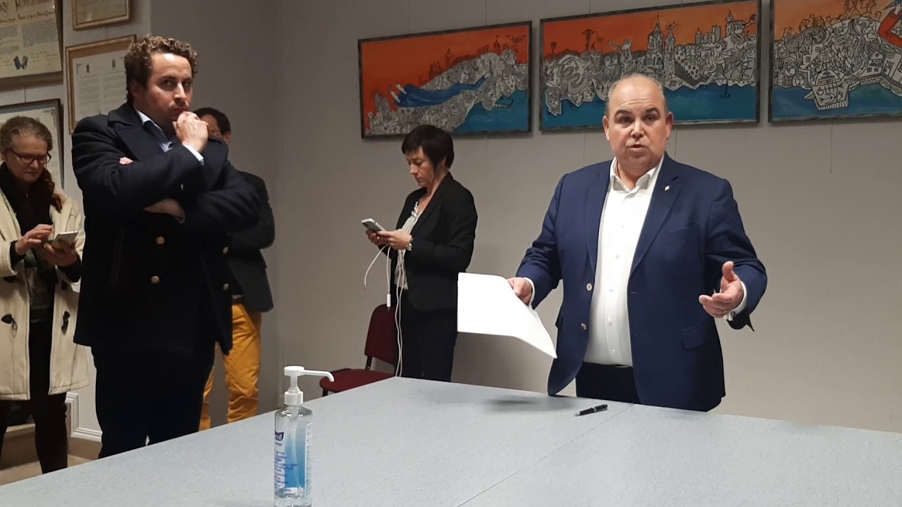 Jean-Michel Brard r&eacute;&eacute;lu maire de Pornic le 15 mars 2020