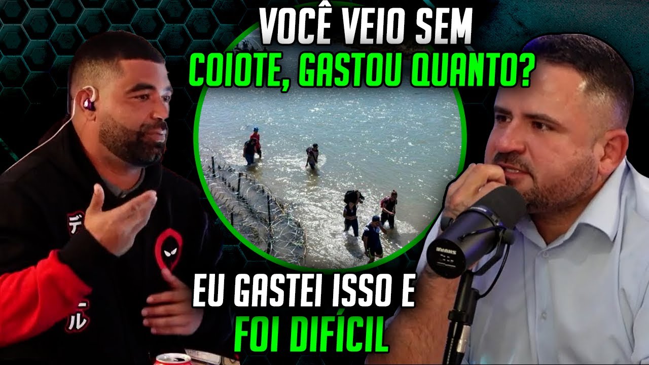 Vim sem Coiote, e gastei essa quantia #brasileiros #eua #podcast #usa #cortespodcast #estadosunidos