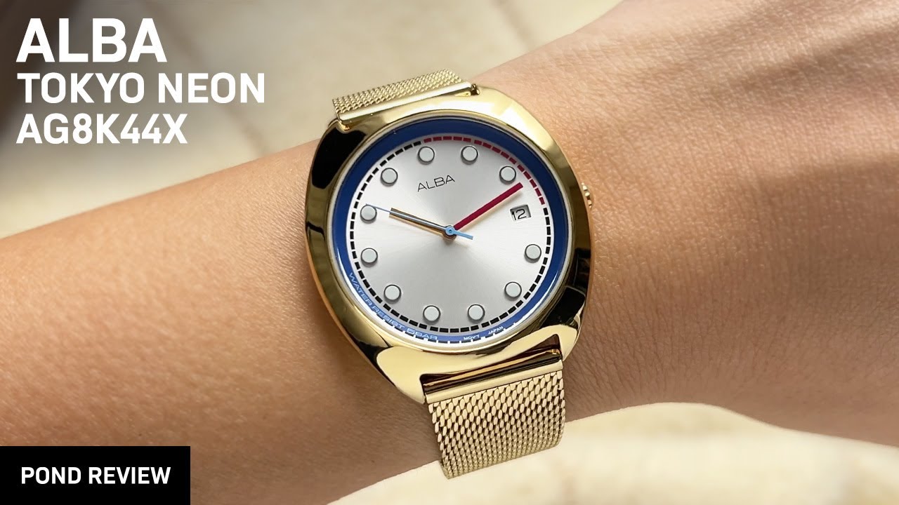 นี่มันกันดั้มเคลือบทอง! Alba Tokyo Neon AG8K44X