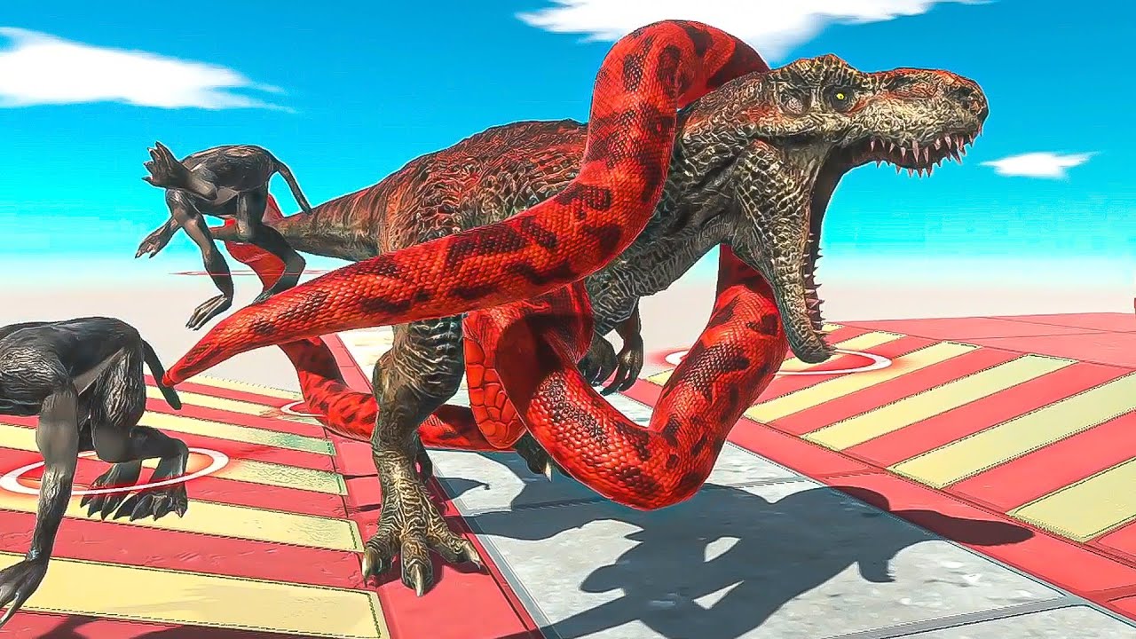 Who Can Escape From Werewolf & Snake Attacks - Animal Revolt Battle Simulator