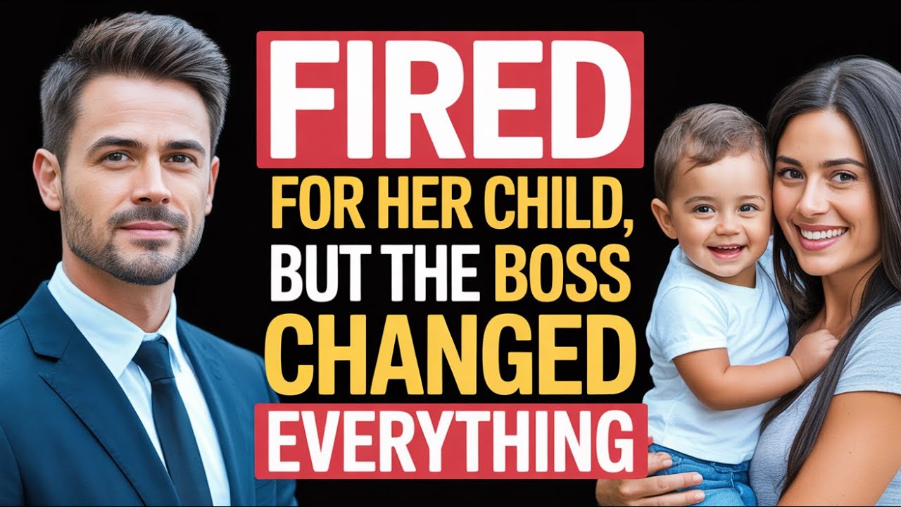FIRED FOR BRINGING HER CHILD TO WORK, SHE DISCOVERED AN AMAZING NEW BOSS WHO REVEALED LIFE-CHANG...