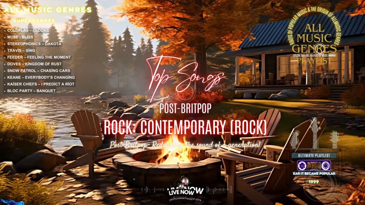 🎧 POST-BRITPOP: ROCK: CONTEMPORARY (ROCK) Top Hits from 1999 to Today 🎶 | Popular Top Songs & Bes...