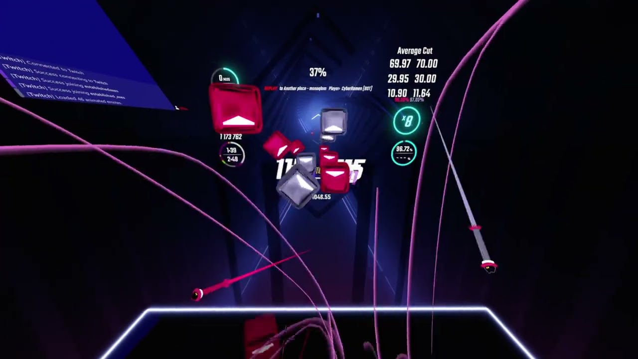 [Beat Saber AI] to Another place - 96.52% 1 miss