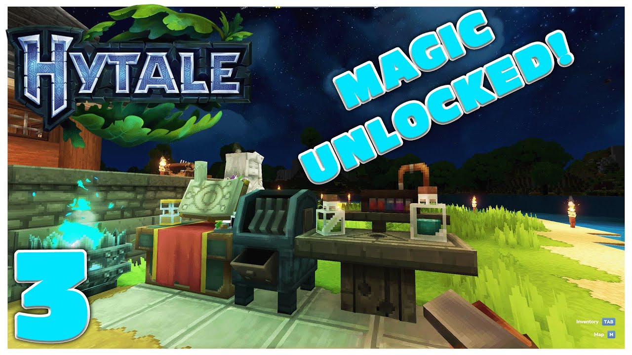 Getting our Potion Bench and Arcane Bench - HYTALE
