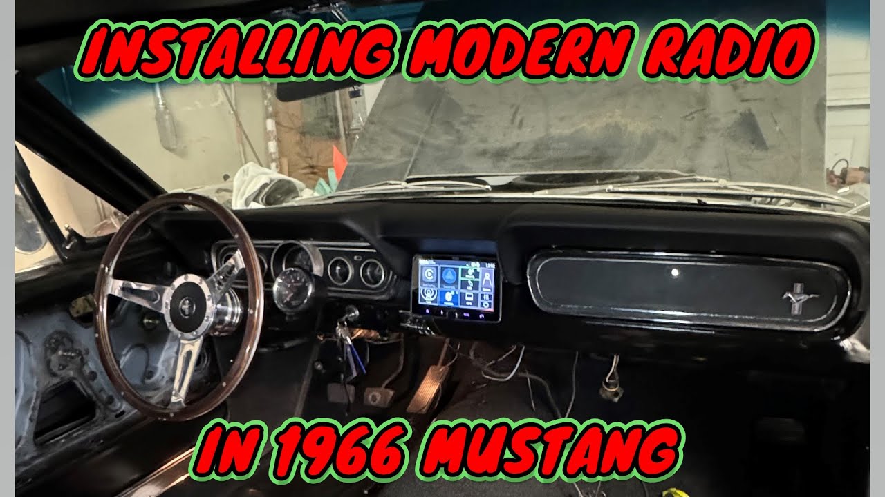 Установка современного радио в Mustang 1966 года